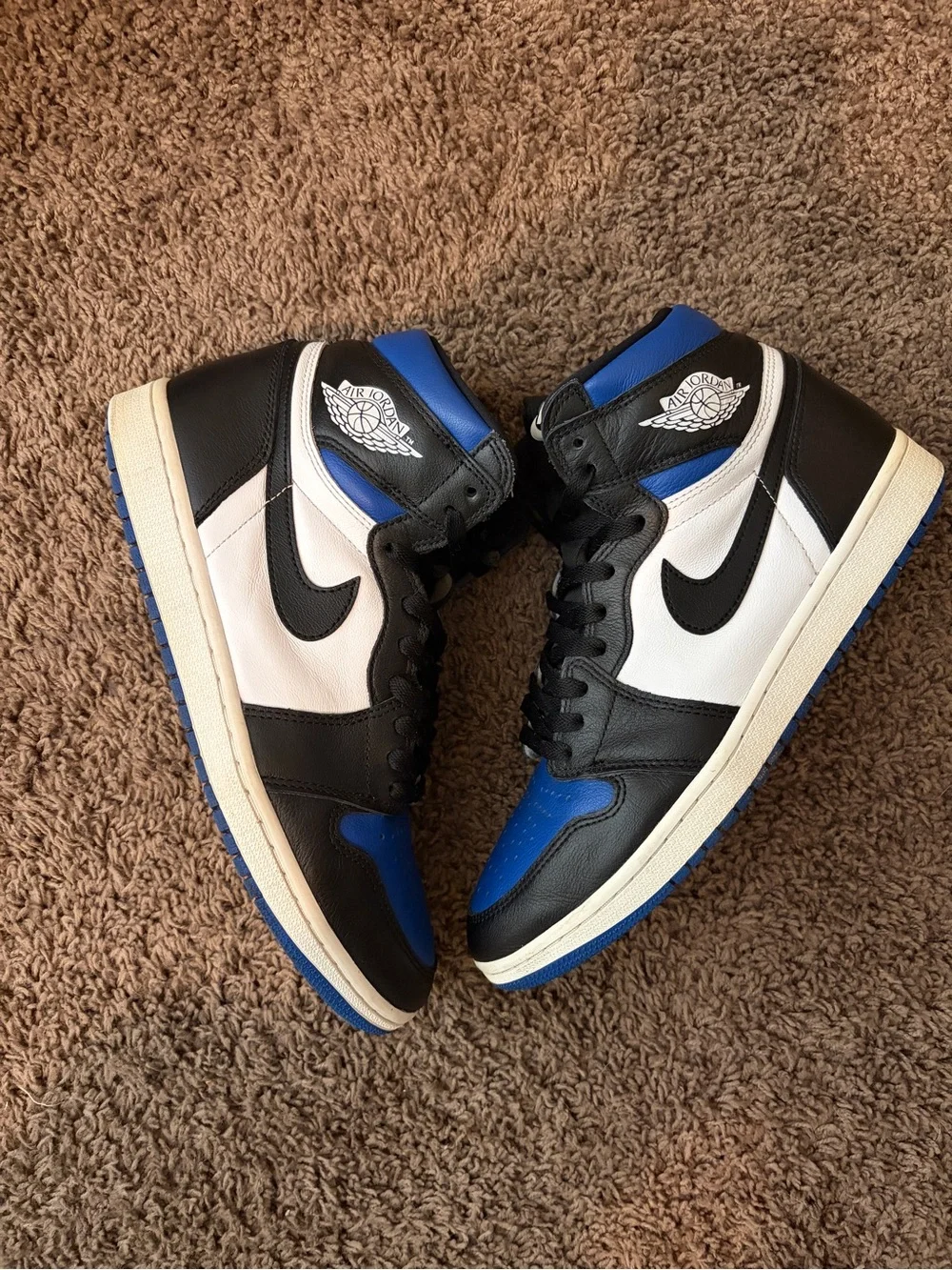 Jordan 1 high royal toe